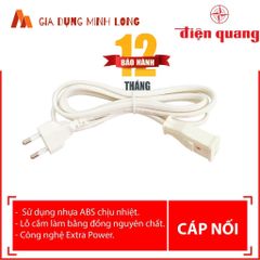 Dây Nối Dài Điện Quang EPF 2PN 2 mét 5 mét - Cáp Nối Đèn Công Tắc Liền Đuôi Chịu Nhiệt, Độ Bền Cao, 250V 10A