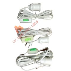 Dây Nối Dài Điện Quang EPF 2PN 2 mét 5 mét - Cáp Nối Đèn Công Tắc Liền Đuôi Chịu Nhiệt, Độ Bền Cao, 250V 10A