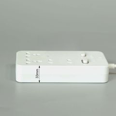 Ổ Cắm Điện 6 Lỗ OMINSU 6ST 2500W - Chống Cháy, Chịu Va Đập, 2 Công Tắc Riêng, Dây 2.5m/4.5m - An Toàn, Bền Bỉ cho Gia Đình và Văn Phòng