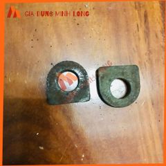 Cặp Tai Khóa Cửa Xếp Trái Tim Bằng Sắt - Bát Khóa Siêu Dày Bảo Vệ Cửa Vững Chắc - Dụng Cụ Tiện Ích Bán Theo Cặp