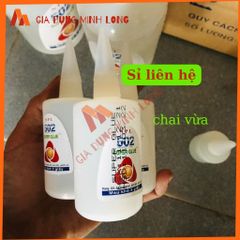 Keo 502 Chai Lớn 500ml - Keo Dán Đa Năng Con Voi Tặng Kèm 3 Lọ Chiết Dùng Được Trên Gỗ, Sắt, Kim Loại và Vải