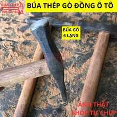Búa Thép Chuyên Gò Đồng Sửa Chữa Ô Tô - Dụng Cụ Bằng Thép Cao Cấp Với Thiết Kế Đầu Tròn và Đầu Dẹp
