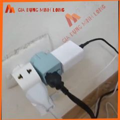 Đầu Nối Chia Điện SOPOKA P12 - Đầu Chia 3 Cổng Chịu Tải 2200W, Nhựa ABS Chống Va Đập, Thiết Kế Xoay 90 Độ, An Toàn và Tin Cậy