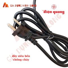 Ổ Cắm 6 Lỗ Đa Năng Điện Quang ECO ĐQ ESK 6ECO - Chịu Tải 2500W, Dây 2 Mét, An Toàn Với Tính Năng Ngắt Điện Khẩn Cấp