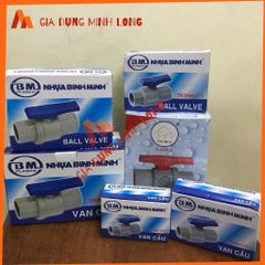 Van Khóa Nước Bình Minh PVC Phi 21-60 - Hàng Chính Hãng Chất Lượng Cao, Bền Bỉ Chịu Hóa Chất, Thích Hợp Để Ngoài Trời