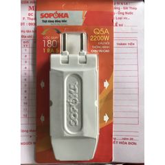 Ổ Chia Điện Thông Minh SOPOKA Q3A-Q5A - Chia 3 Chia 5 Siêu Gọn, Công Suất 2200W, Tiết Kiệm Điện Năng, Bảo Hành 2 Năm