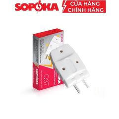 Ổ Chia Điện Thông Minh SOPOKA Q3A-Q5A - Chia 3 Chia 5 Siêu Gọn, Công Suất 2200W, Tiết Kiệm Điện Năng, Bảo Hành 2 Năm