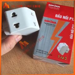 Ổ chia điện SOPOKA P11/P12 2-3-5 lỗ, chịu tải 2200W, thiết kế chắc chắn, gọn nhẹ, tiện lợi cho phích cắm lớn, bảo hành 2 năm