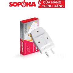 Ổ chia điện SOPOKA P11/P12 2-3-5 lỗ, chịu tải 2200W, thiết kế chắc chắn, gọn nhẹ, tiện lợi cho phích cắm lớn, bảo hành 2 năm