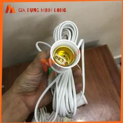Chuôi Đèn E27 Liền Công Tắc Dài 3m, 5m, 8m - Dụng Cụ Tiện Ích Chiếu Sáng Gia Đình, Chất Liệu Bền Bỉ