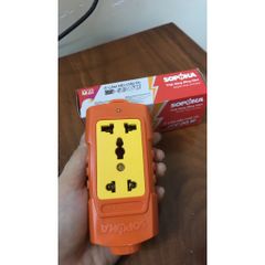 Ổ Cắm 2 Lỗ SOPOKA 6000W - Chịu Tải Cao, Chống Cháy, Lõi Sứ Nguyên Chất, Thiết Kế Bền Chắc, Độ Bảo An Cao