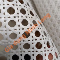 Lưới Mây Mắt Cáo Nhựa Giả Mây Indo Siêu Bền - Trang Trí Quán Cà Phê, Nhà Hàng, Vintage, Tropical - Khổ 50cm, 60cm, 70cm, 80cm, 90cm