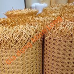 Lưới Mây Mắt Cáo Nhựa Giả Mây Indo Siêu Bền - Trang Trí Quán Cà Phê, Nhà Hàng, Vintage, Tropical - Khổ 50cm, 60cm, 70cm, 80cm, 90cm