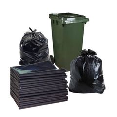 Túi Đựng Rác Màu Đen 1kg - Túi Nilon Chất Lượng Tốt, Dùng Đựng Rác Thải Sinh Hoạt & Y Tế, Nhiều Kích Cỡ Thông Dụng