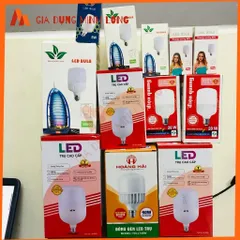 Bóng Đèn LED Bulb Trụ Tiết Kiệm Điện 5W-50W, Siêu Sáng E27 Dùng Cho Gia Đình và Công Trình, Thân Thiện Với Môi Trường