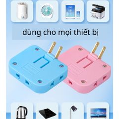 Ổ Cắm Chia Điện Đa Năng 2500W Tích Hợp Sạc USB 2 Chấu - An Toàn, Tiện Lợi, Có Đèn Ngủ và Công Tắc Riêng Cho Từng Ổ