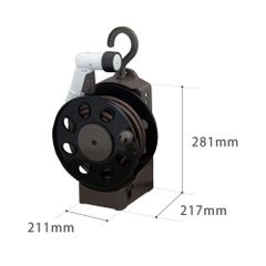 Bộ cuộn vòi tưới cây Takagi R1410BR 10m - Chất liệu nhựa cao cấp, 4 chế độ phun, thích hợp cho sân vườn ngoài trời
