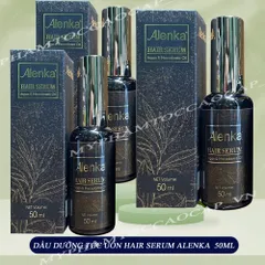 Tinh Dầu Dưỡng Tóc Uốn Sóng Lơi Alenka Hair Serum 50ml - Giữ Nếp, Bóng Mượt, Chống Khô Xơ