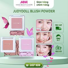 Phấn Má Hồng Judydoll Pretty Blush Powder 2g - Phấn Trang Điểm Mịn Mượt Tạo Hiệu Ứng ửng Hồng Tự Nhiên, Dành Cho Mọi Tông Da