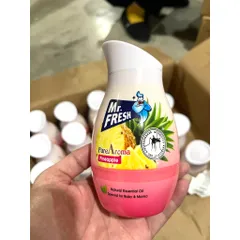Sáp Thơm Đuổi Muỗi Mr.Fresh 200g - Hương Dứa, Mộc Lan, Nho, Đào - Khử Mùi Tự Nhiên An Toàn Cho Gia Đình