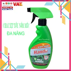 Xịt Tẩy Nấm Mốc Đa Năng Hando 500ml - Giải Pháp Tẩy Mốc Quần Áo, Sàn Nhà, Tường Nhanh Chóng và Hiệu Quả