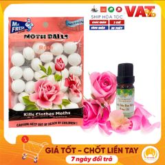 Túi Thơm Long Não Mr.Fresh Hương Vani 120g - Khử Mùi, Xua Đuổi Côn Trùng Hiệu Quả, Phù Hợp Cho Mọi Không Gian Nhà Ở