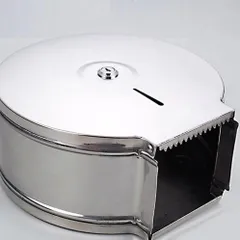 Hộp Đựng Giấy Vệ Sinh Cuộn Lớn Inox 304 - Thiết Kế Chắc Chắn, Chống Rỉ, Tiện Lợi Dành Cho Khách Sạn, Nhà Hàng, Trung Tâm Thương Mại