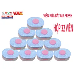 Viên Rửa Chén Bát Mr.Fresh Hương Chanh - Diệt Khuẩn, Sáng Bóng, Chuyên Dụng Cho Máy Rửa Chén, Tăng Hiệu Suất Vệ Sinh