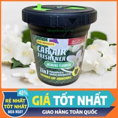 Sáp Thơm Cao Cấp Acana 130g Hương Nhài - Khử Mùi, Thơm Dịu Nhẹ Cho Xe Ô Tô, Phòng Ngủ, Tủ Quần Áo, Hương Thiên Nhiên Từ Korea