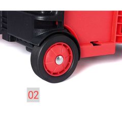 Thùng đựng đồ đa năng gấp gọn có bánh xe để coop ô tô  Mầu Vàng
