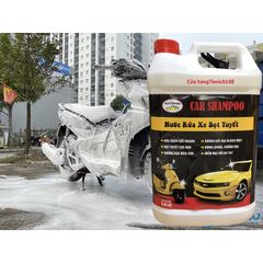 Nước Rửa Xe Bọt Tuyết Car Shampoo Autopro 5L - Tẩy Sạch, Bảo Vệ Màu Sơn, Tạo Độ Bóng, Chống Bám Bụi cho Ô Tô, Xe Máy