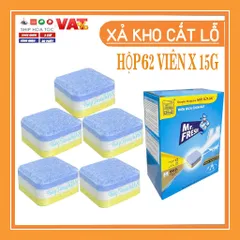 Viên Rửa Chén Bát Mr.Fresh Cho Máy Rửa Chén - Công Nghệ PureClean, Làm Sạch Nhanh Chóng và Hiệu Quả, Giữ Chén Đĩa Sáng Bóng