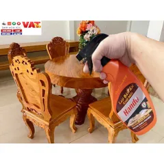 Nước Lau Bàn Ăn Khử Mùi Hando 500ml - Tẩy Sạch Diệt Khuẩn, An Toàn Cho Sức Khỏe, Tiện Lợi Với Đầu Xịt Cam
