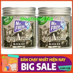 Combo 4 Hộp Sáp Thơm Khử Mùi Pure Aroma 230g - Hương Đào, Dứa, Vani, Black Ice Cho Không Gian Tươi Mát Hàng Ngày