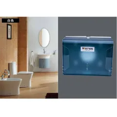 Hộp Đựng Giấy Lau Tay Gắn Tường ABS - Thiết Kế Sang Trọng, Bền, Dễ Dàng Thay Giấy, Phù Hợp Nhà Tắm và Nơi Công Cộng