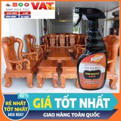 Chai Xịt Đánh Bóng Đồ Gỗ Hando 600ml - Xóa Vết Xước và Bảo Dưỡng Bề Mặt Gỗ, Vệ Sinh Đồ Nội Thất hiệu quả