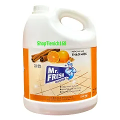 Nước Lau Sàn Diệt Khuẩn Mr.Fresh 4,2L Hương Cam Quế - Sạch Sẽ, Thoảng Mát Cho Gia Đình Bạn