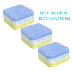 Viên Rửa Chén Bát Mr.Fresh 36 Viên x 15G - Giải Pháp Làm Sạch Tối Ưu Cho Máy Rửa Chén, Công Nghệ PureClean, Giữ Chén Sáng Bóng