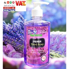 Nước Rửa Tay Sát Khuẩn Mr. Fresh 500ml - Hương Dâu Tự Nhiên, Khử Mùi và Diệt Khuẩn Hiệu Quả, An Toàn Cho Da