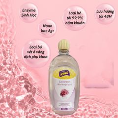 Nước Giặt Đồ Lót Golden King 500ml Hương Hồng - Sạch Sâu, Kháng Khuẩn, Lưu Hương Tự Nhiên, An Toàn Cho Da Nhạy Cảm