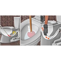 Dây Thông Tắc Vệ Sinh 3m Hando - Dụng Cụ Đàn Hồi Cao Chuyên Dụng Cho Đường Ống Gấp Khúc, Thoát Nước Đơn Giản