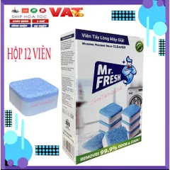 Viên Tẩy Lồng Máy Giặt Không Độc - Sạch Cặn Bẩn, Diệt Khuẩn, Giúp Lồng Giặt Thơm Tho - Dùng Cho Máy Giặt Đứng và Ngang