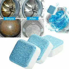 Viên Tẩy Lồng Máy Giặt Không Độc - Sạch Cặn Bẩn, Diệt Khuẩn, Giúp Lồng Giặt Thơm Tho - Dùng Cho Máy Giặt Đứng và Ngang