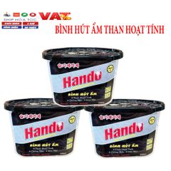Bình Hút Ẩm Hando Than Hoạt Tính 450ml - Khử Mùi, Ngăn Ngừa Ẩm Mốc Cho Tủ Quần Áo, Tủ Giày, Nhà Bếp