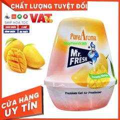 Sáp Thơm Phòng Khử Mùi Mr.fresh 220g - Hương Nho, Đào, Dứa, Mộc Lan - Khử Mùi, Đuổi Muỗi, Tinh Dầu Thiên Nhiên, Sảng Khoái