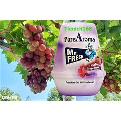 Sáp Thơm Phòng Khử Mùi Mr.fresh 220g - Hương Nho, Đào, Dứa, Mộc Lan - Khử Mùi, Đuổi Muỗi, Tinh Dầu Thiên Nhiên, Sảng Khoái