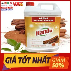 Nước Lau Sàn Diệt Khuẩn HANDO 5L Hương Quế - Sạch Sáng, Khử Mùi, Giúp Nhà Cửa Thoáng Mát, Phù Hợp Nhiều Bề Mặt