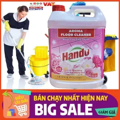 Nước Lau Sàn Diệt Khuẩn HANDO 5L Hương Quế - Sạch Sáng, Khử Mùi, Giúp Nhà Cửa Thoáng Mát, Phù Hợp Nhiều Bề Mặt