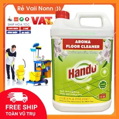 Nước Lau Sàn Diệt Khuẩn HANDO 5L Hương Quế - Sạch Sáng, Khử Mùi, Giúp Nhà Cửa Thoáng Mát, Phù Hợp Nhiều Bề Mặt