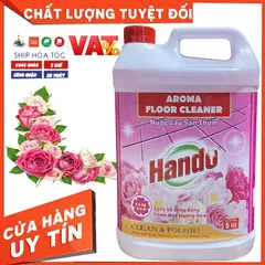 Nước Lau Sàn Diệt Khuẩn HANDO 5L Hương Quế - Sạch Sáng, Khử Mùi, Giúp Nhà Cửa Thoáng Mát, Phù Hợp Nhiều Bề Mặt